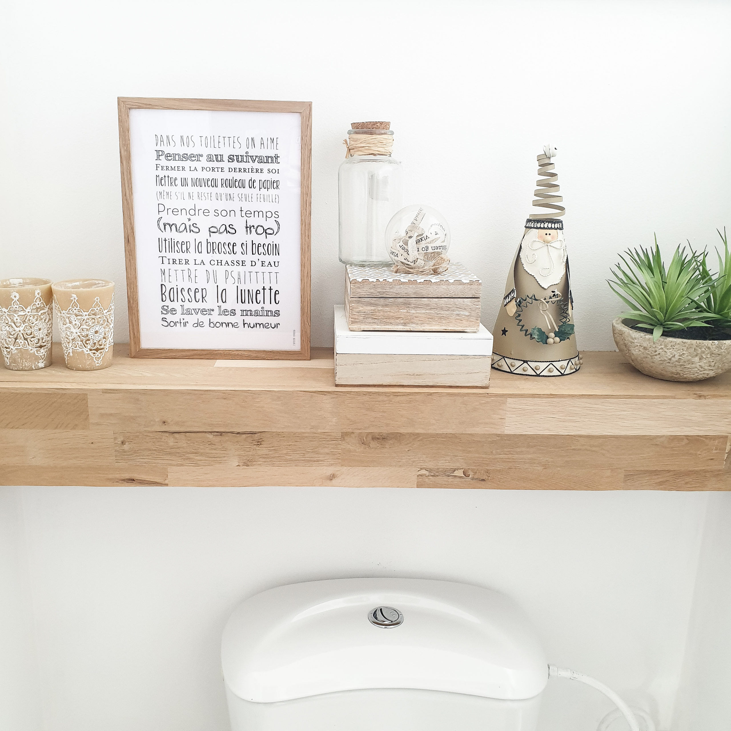 Affiche minimalistes WC et salle de bain - Affiche Les toilettes