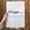 Affiche définition Hygge