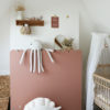 idée déco chambre petite fille bébé hypersensible good vibes confiance rose poudré lit rotin thème marin ocean sirene redim