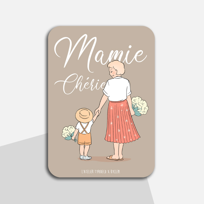 Mamie Chérie : Cadeau mamie Greeting Card for Sale by